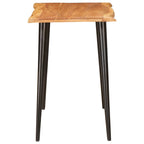 Esstische Braun und Schwarz 110 x 55 x 78 cm Massivholz Mango