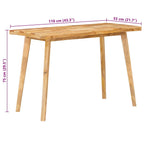 Esstisch Natur 100 x 55 x 75 cm Massivholz Mango