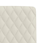 Esszimmerstühle 2 Stk. Creme Samt