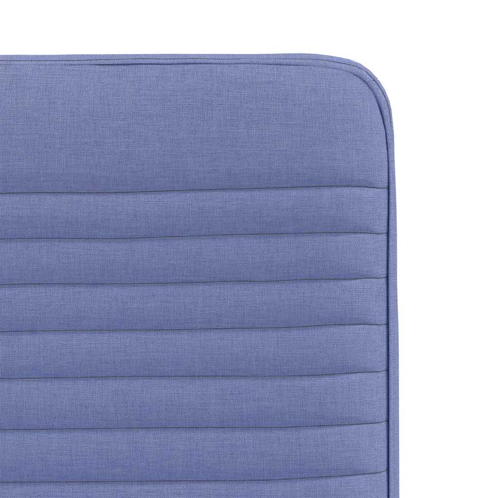 Esszimmerstühle 2 Stk. Jeansblau Stoff