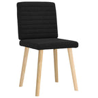 Esszimmerstühle 2 Stk. Schwarz Stoff