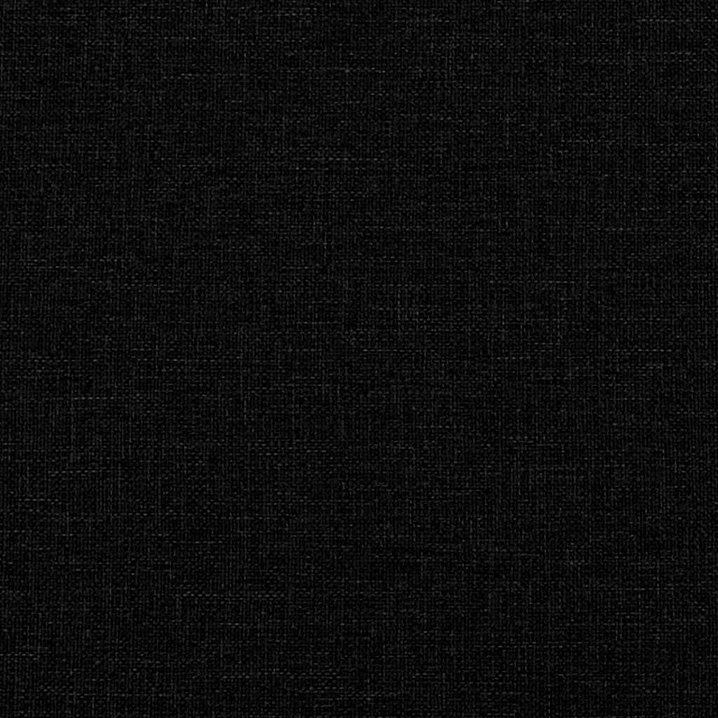Esszimmerstühle 2 Stk. Schwarz Stoff