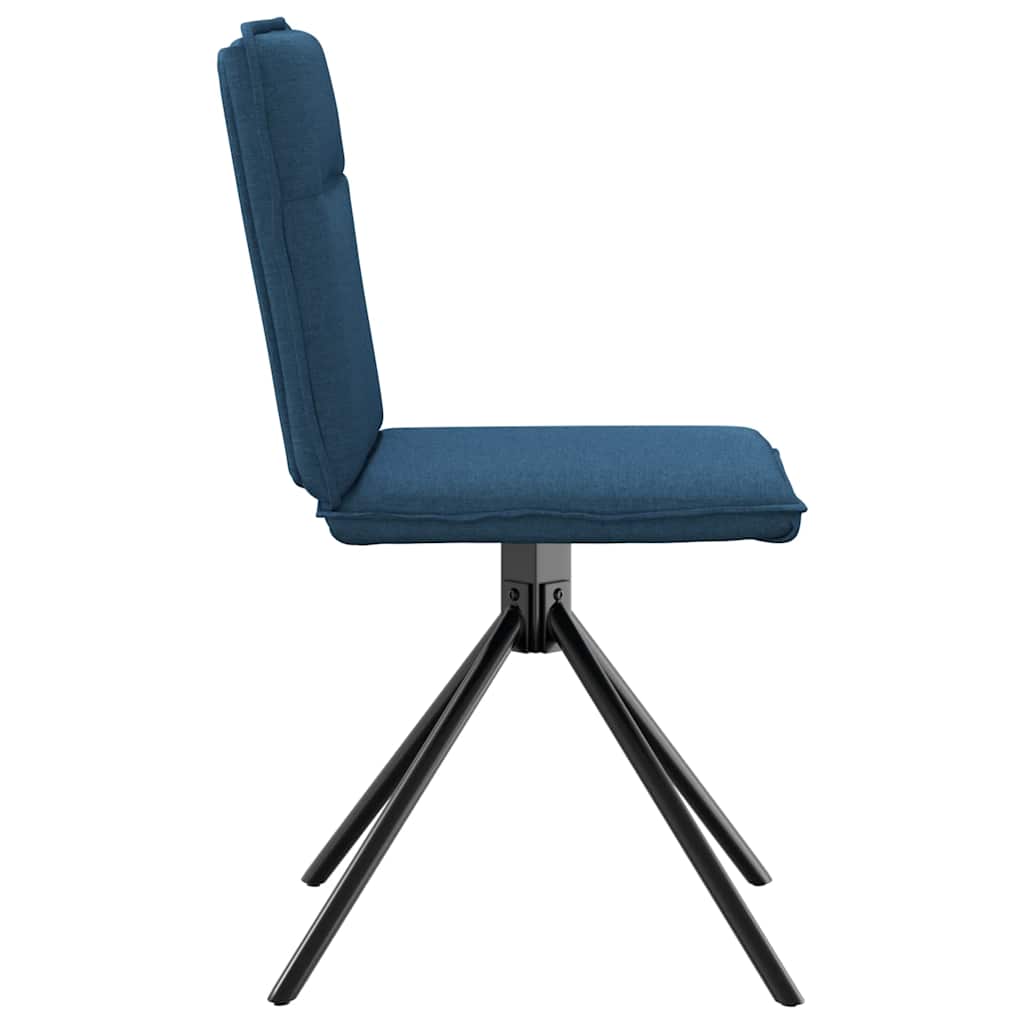Esszimmerstühle 2 Stk. Blau Stoff