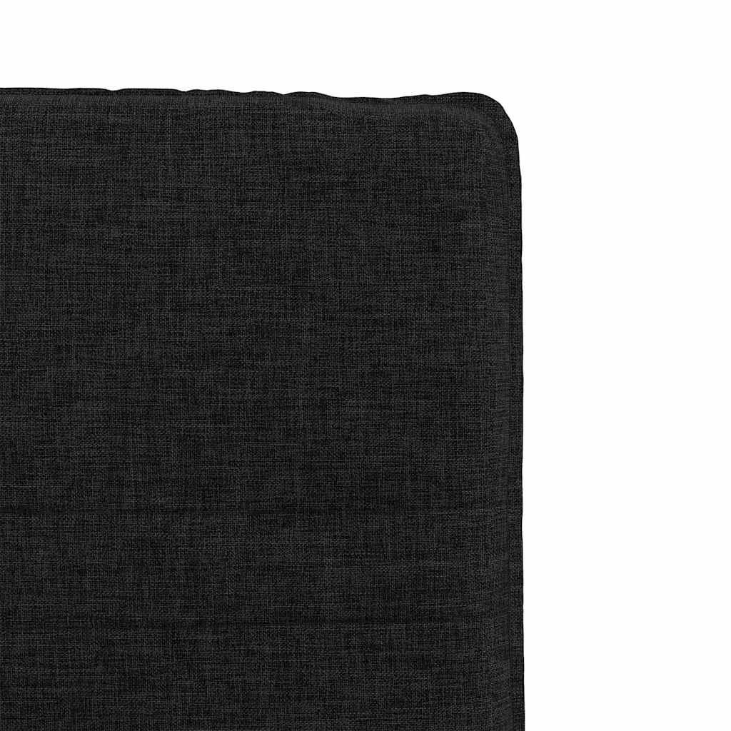 Esszimmerstühle 2 Stk. Schwarz Stoff
