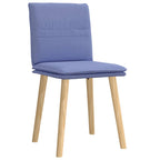 Esszimmerstühle 2 Stk. Jeansblau Stoff
