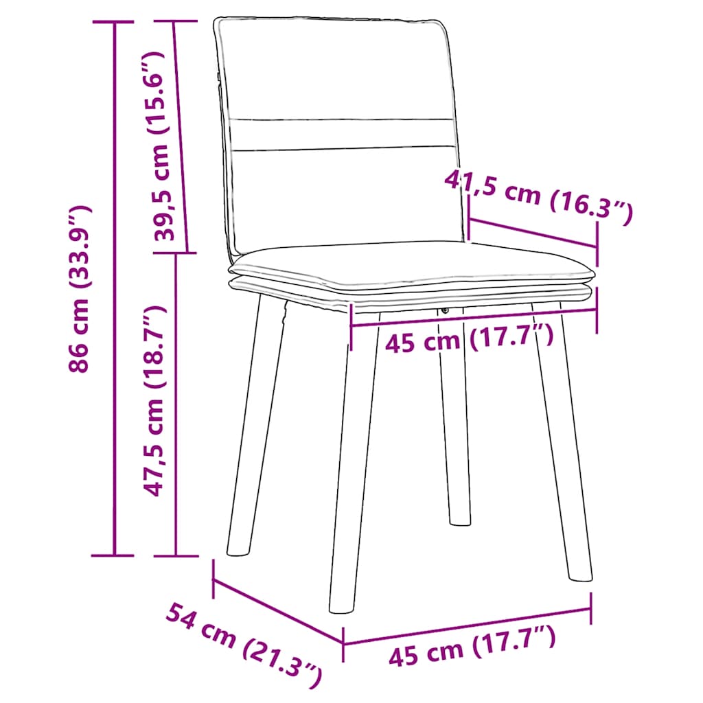Esszimmerstühle 2 Stk. Jeansblau Stoff