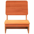 Gartenstuhl Wachsbraun 60x64x70,5 cm Massivholz Kiefer
