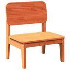 Gartenstühle 2 Stk. Wachsbraun 60x52,5x72 cm Massivholz Kiefer