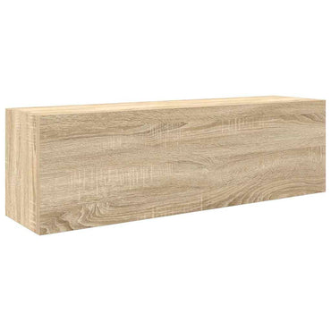 Bad-Wandschrank Sonoma-Eiche 100x25x30 cm Holzwerkstoff