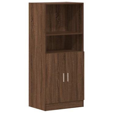 Küchenschrank Braun Eichen-Optik 57x41,5x131,5 cm Holzwerkstoff