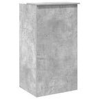 Empfangstheke Betongrau 55x50x103,5 cm Holzwerkstoff