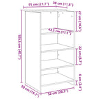 Empfangstheke Artisan-Eiche 55x50x103,5 cm Holzwerkstoff