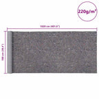 Rutschfeste Malervliese 2 Stk. 10 m 220 g/m² Grau