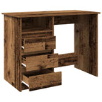 Schreibtisch Altholz-Optik 102x50x75 cm Holzwerkstoff