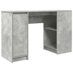 Schreibtisch Betongrau 120x42x76 cm Holzwerkstoff