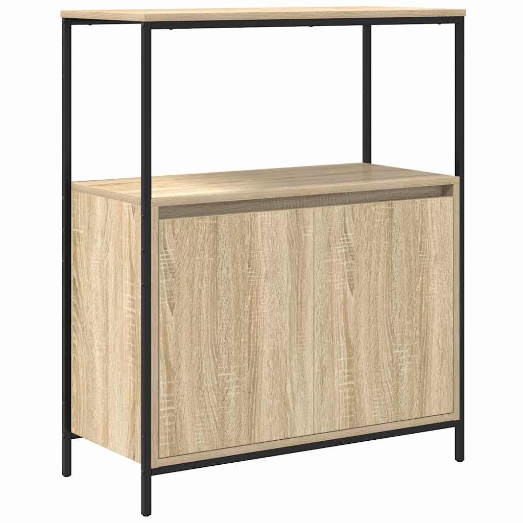 Badezimmermöbel-Set mit Regal mit Tür 5 pcs Beige Holzwerkstoff