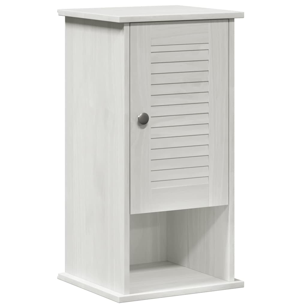 Badezimmermöbel-Set VIGO 5 pcs Antik Weiß Massives Kiefernholz