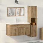 3-tlg. Badmöbel-Set Artisan-Eiche Holzwerkstoff