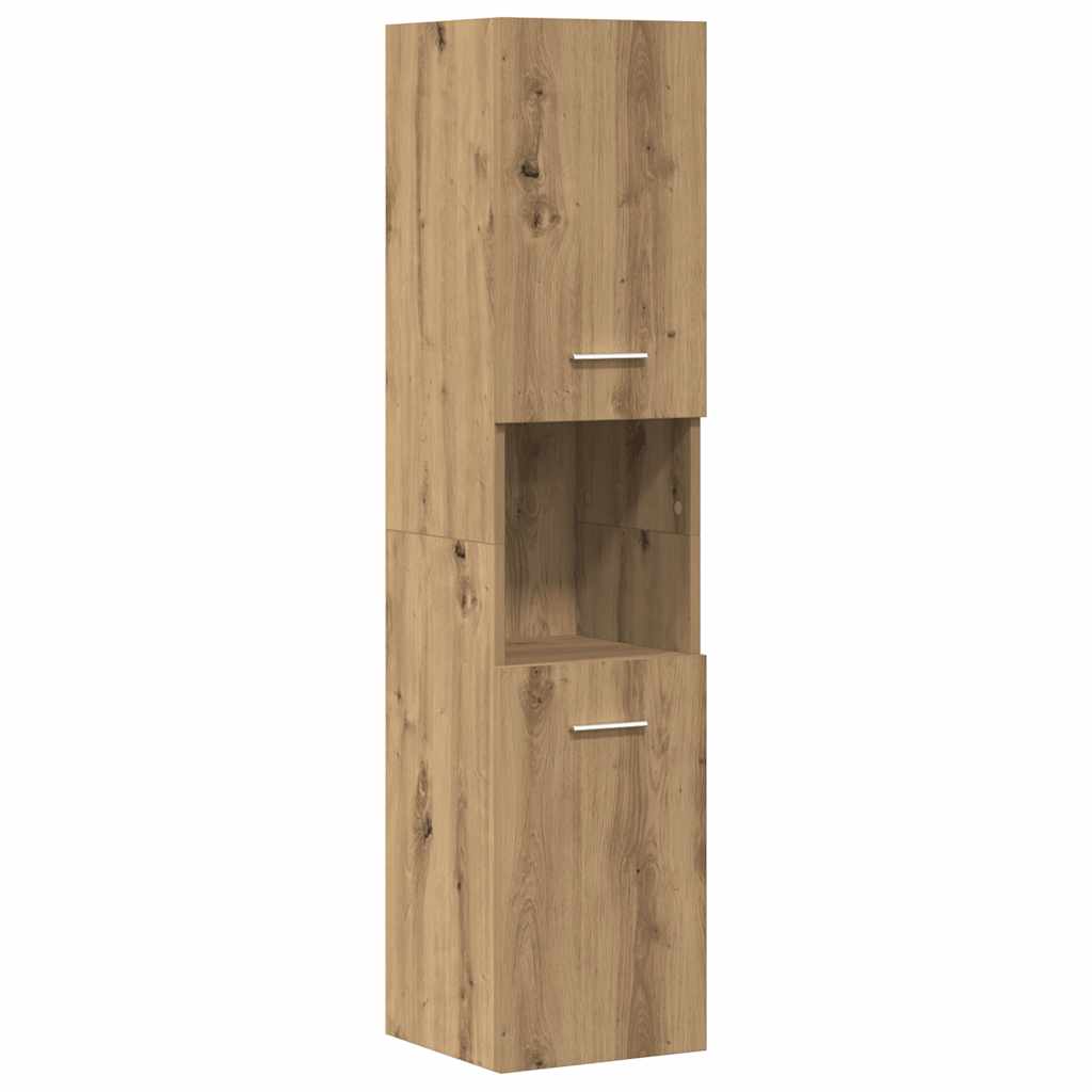 4-tlg. Badmöbel-Set Artisan-Eiche Holzwerkstoff