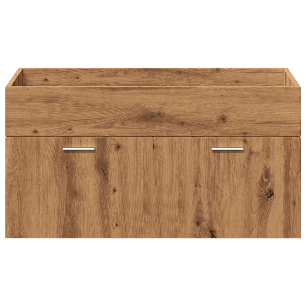 4-tlg. Badmöbel-Set Artisan-Eiche Holzwerkstoff