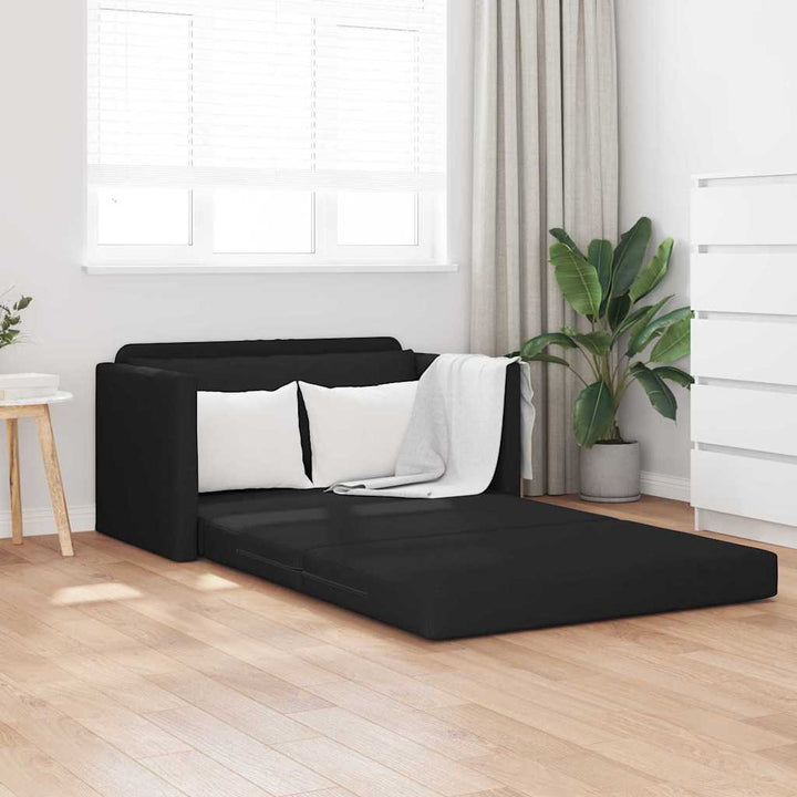 Sofa Bett Schwarz 124 x 71 x 78 cm Stoff