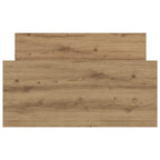 Bettgestell ohne Matratze Artisan-Eiche 100x200cm Holzwerkstoff