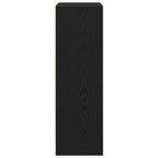 Bücherregal Schwarz Eichen-Optik 40x24x76 cm Holzwerkstoff