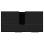 Waschbeckenunterschrank Schwarz Eichen-Optik 63x30x54 cm