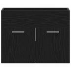 Waschbeckenunterschrank Schwarz Eichen-Optik 60x38,5x46 cm