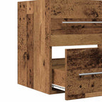 Waschbeckenunterschrank Altholz-Optik 60x38,5x48 cm