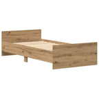 Bettgestell ohne Matratze Artisan-Eiche 75x190 cm Holzwerkstoff