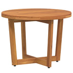 Garten-Beistelltisch Rund Ø55x40 cm Massivholz Akazie