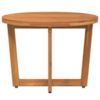 Garten-Beistelltisch Rund Ø55x40 cm Massivholz Akazie