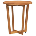 Garten-Beistelltisch Rund Ø55x60 cm Massivholz Akazie