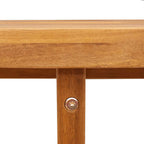 Garten-Beistelltisch Rund Ø70x75 cm Massivholz Akazie