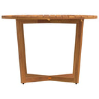 Garten-Esstisch Rund Ø110x75 cm Massivholz Akazie