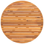 Garten-Esstisch Rund Ø110x75 cm Massivholz Akazie