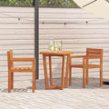 Gartenstühle 2 Stk. 50x53x80 cm Massivholz Akazie