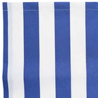 Markisenersatzstoff Blau und Weiß 3,5 x 2 m Polyester