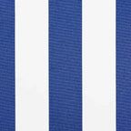 Markisenersatzstoff Blau und Weiß 3,5 x 2 m Polyester