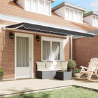 Markisenersatzstoff Anthrazit 4 x 2 m Polyester