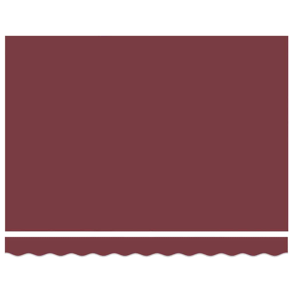 Markisenersatzstoff Bordeauxrot 3 x 2 m Polyester