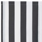 Markisenersatzstoff Anthrazit und Weiß 3,5 x 2 m Polyester