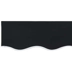 Markisenersatzstoff Schwarz 3 x 2,5 m Polyester