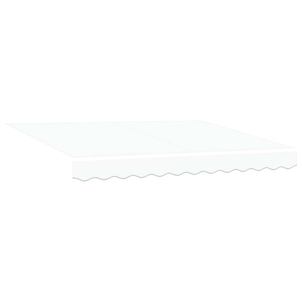 Markisenersatzstoff Weiß 3,5 x 2 m Polyester