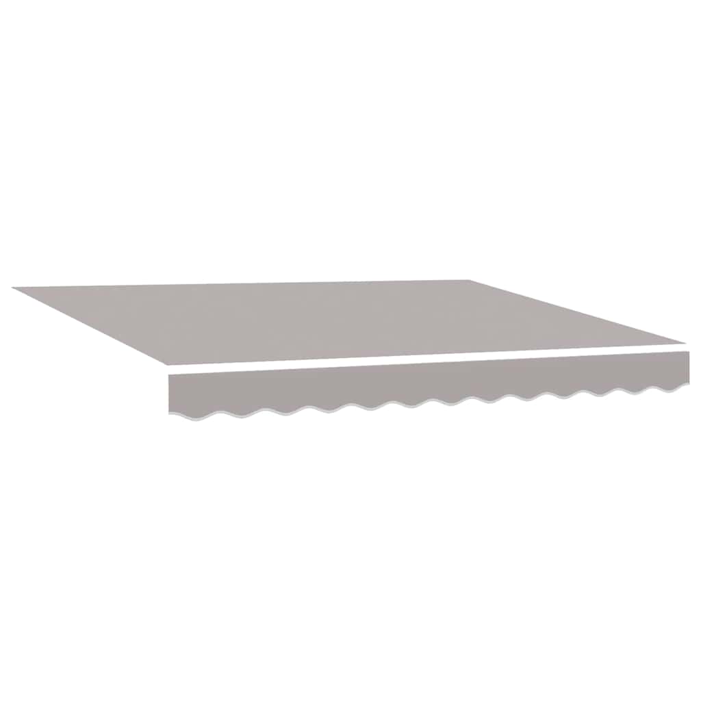 Markisenersatzstoff Hellgrau 3 x 2,5 m Polyester