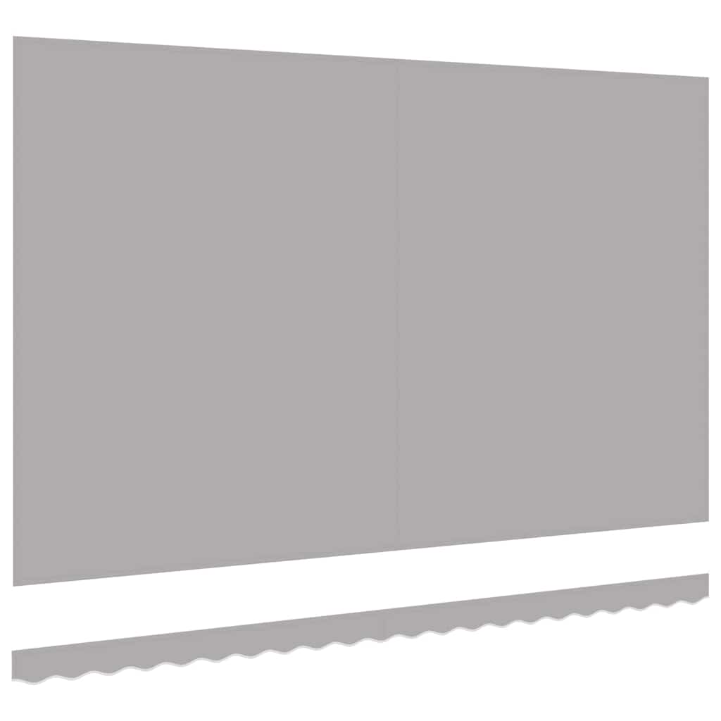 Markisenersatzstoff Hellgrau 5 x 3 m Polyester