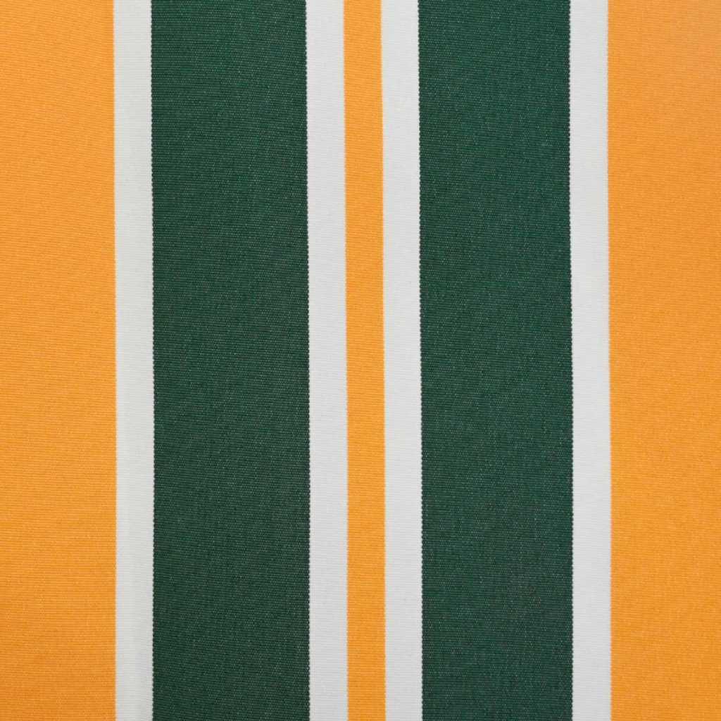 Markisenersatzstoff Grün und Gelb 3 x 2,5 m Polyester