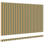 Markisenersatzstoff Grün und Gelb 5 x 3,5 m Polyester