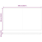 Markisenersatzstoff Grün und Gelb 6 x 3,5 m Polyester